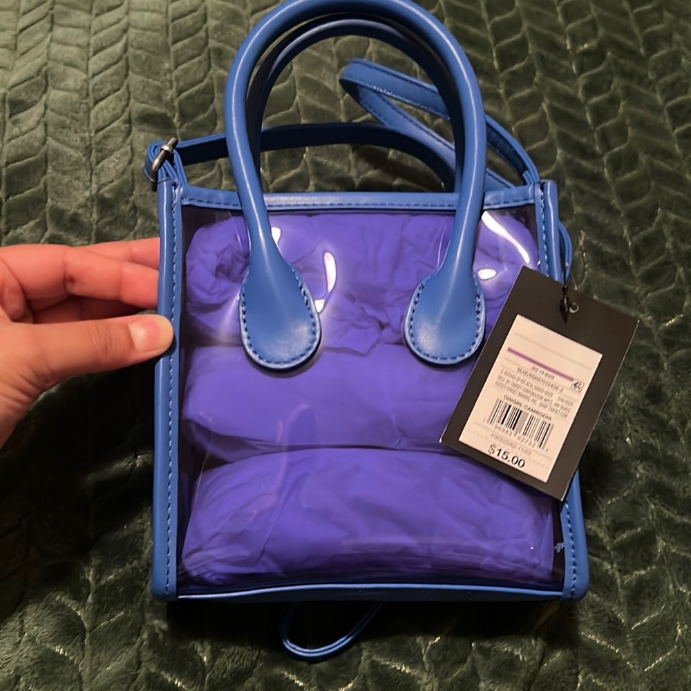 Jelly Mini Crossbody Bag Blue